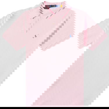 Polo tričko Polo by Ralph Lauren Custom Slim Fit Polo Carmel Pink Ružová | 710782592033, 0