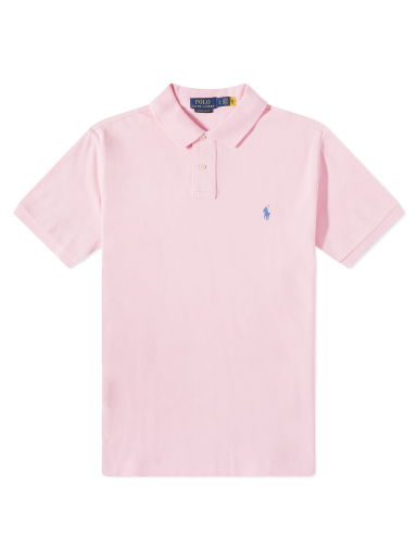 Polo tričko Polo by Ralph Lauren Custom Slim Fit Polo Carmel Pink Ružová | 710782592033