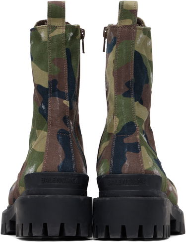 Tenisky a topánky Balenciaga Camouflage Canvas Boots Zelené | 786135W2EU21028, 1