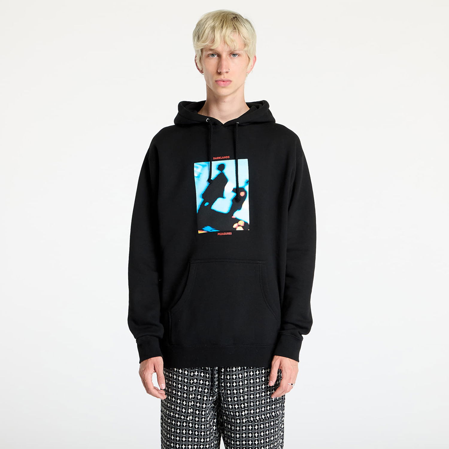Mikina Pleasures Darklands Hoodie Black Čierna | P24F077 BLACK, 0