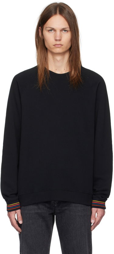 Sveter Paul Smith Paul Smith Artist Stripe Cuff Sweatshirt Čierna | M1A-2990M-AU807B-79, 0