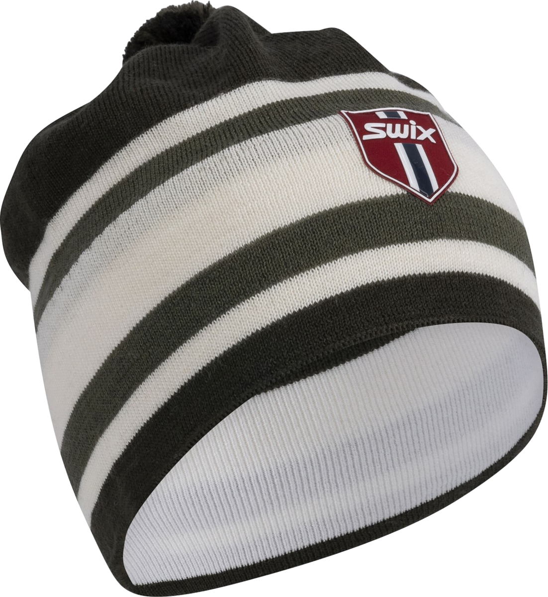 Kulicha SWIX Tradition Light Striped Beanie Zelené | 46450-48005, 0