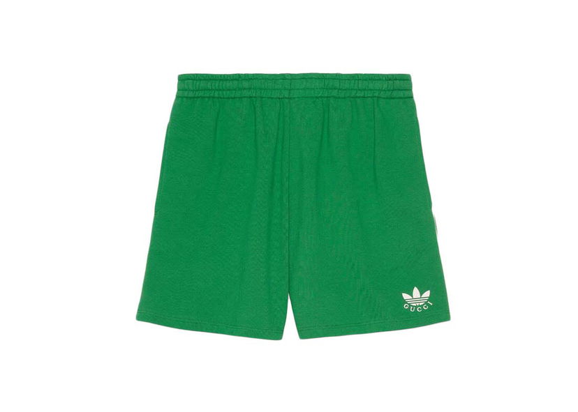 Šortky Gucci adidas x Cotton Shorts Green Zelené | 691640 XJEKQ 3826