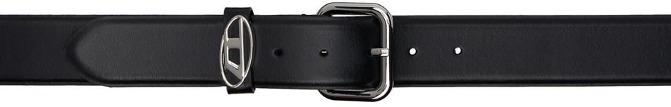 Opasok Diesel B-1dr Oval D Loop Leather Belt Čierna | X10127-P6364-T8013, 0