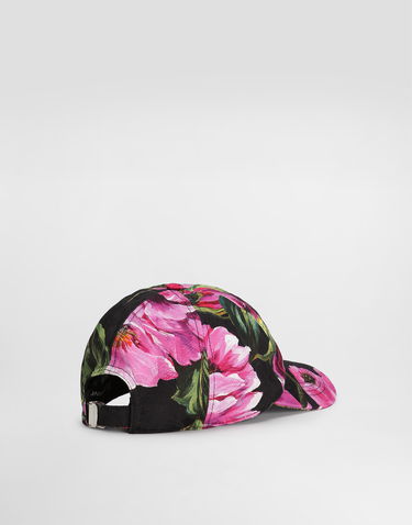 Šiltovka Dolce & Gabbana Dolce & Gabbana Peony Print Baseball Cap Čierna | FH667ZFSFN9HN5KR, 1