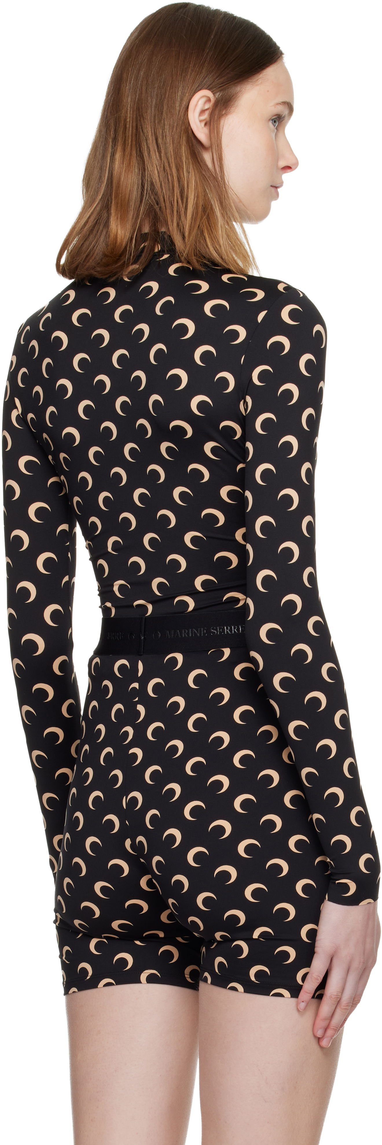 Long Sleeve T-Shirt Moon Print