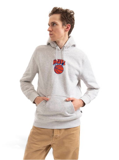 Mikina HUF Eastern Hoodie Athletic Heather Šedá | pf00418-athhr