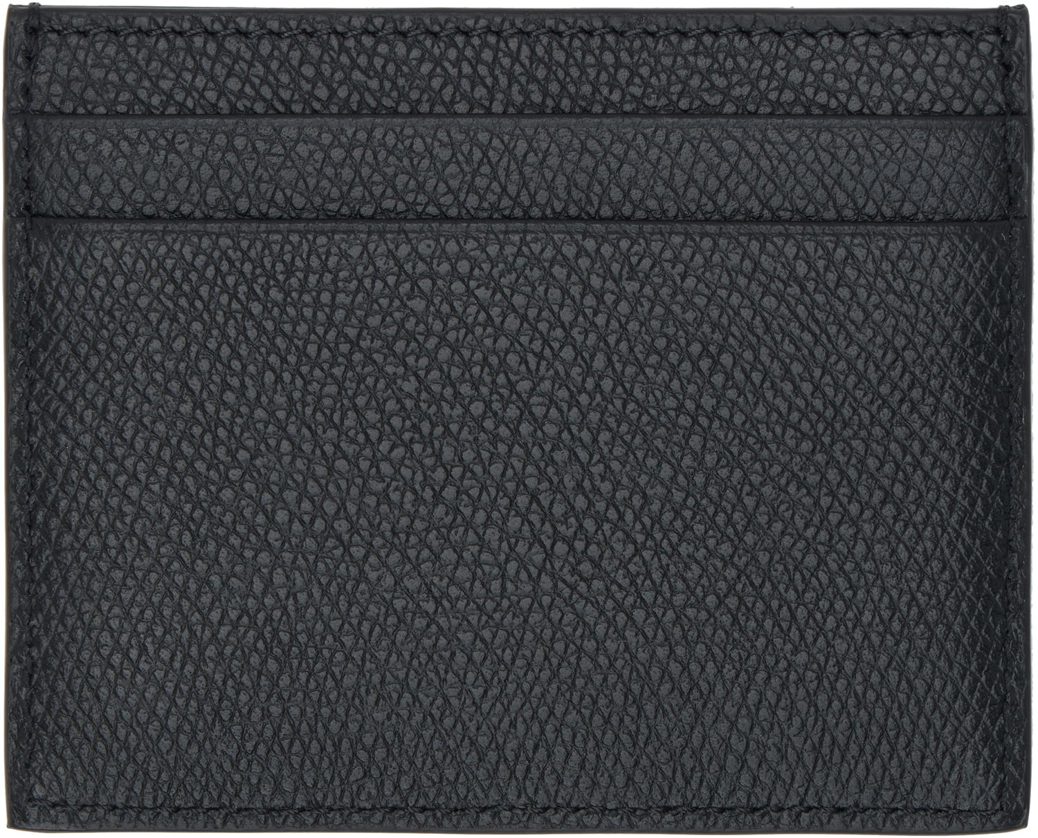 Peňaženka Valentino Grainy Leather Card Holder Čierna | 6Y2P0V09UAG, 1