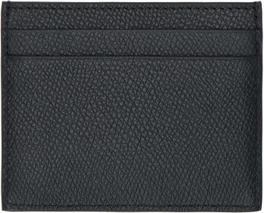 Peňaženka Valentino Grainy Leather Card Holder Čierna | 6Y2P0V09UAG, 1