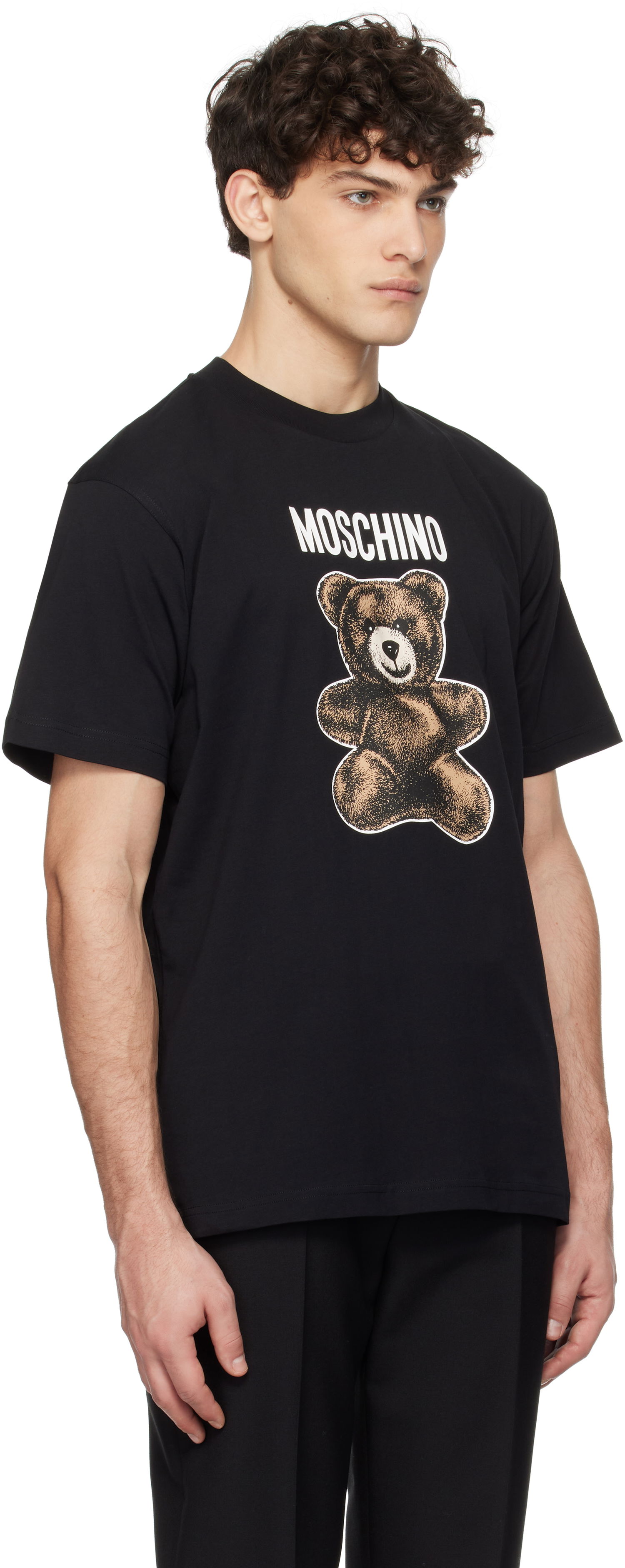 Tričko Moschino Moschino Teddy Bear T-Shirt Čierna | 251ZZV071002411555, 1