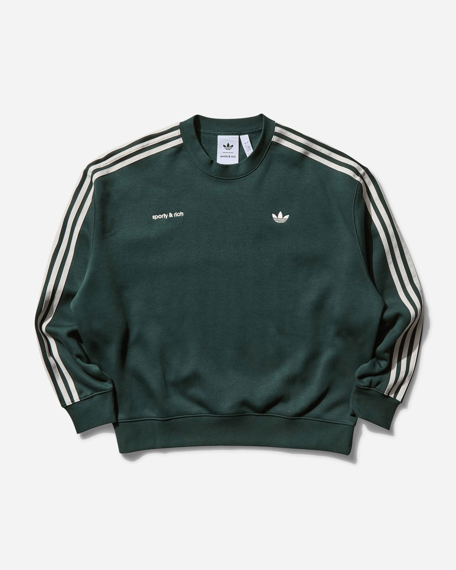 Sveter adidas Originals Sporty & Rich Sweatshirt Zelené | JN5320, 1