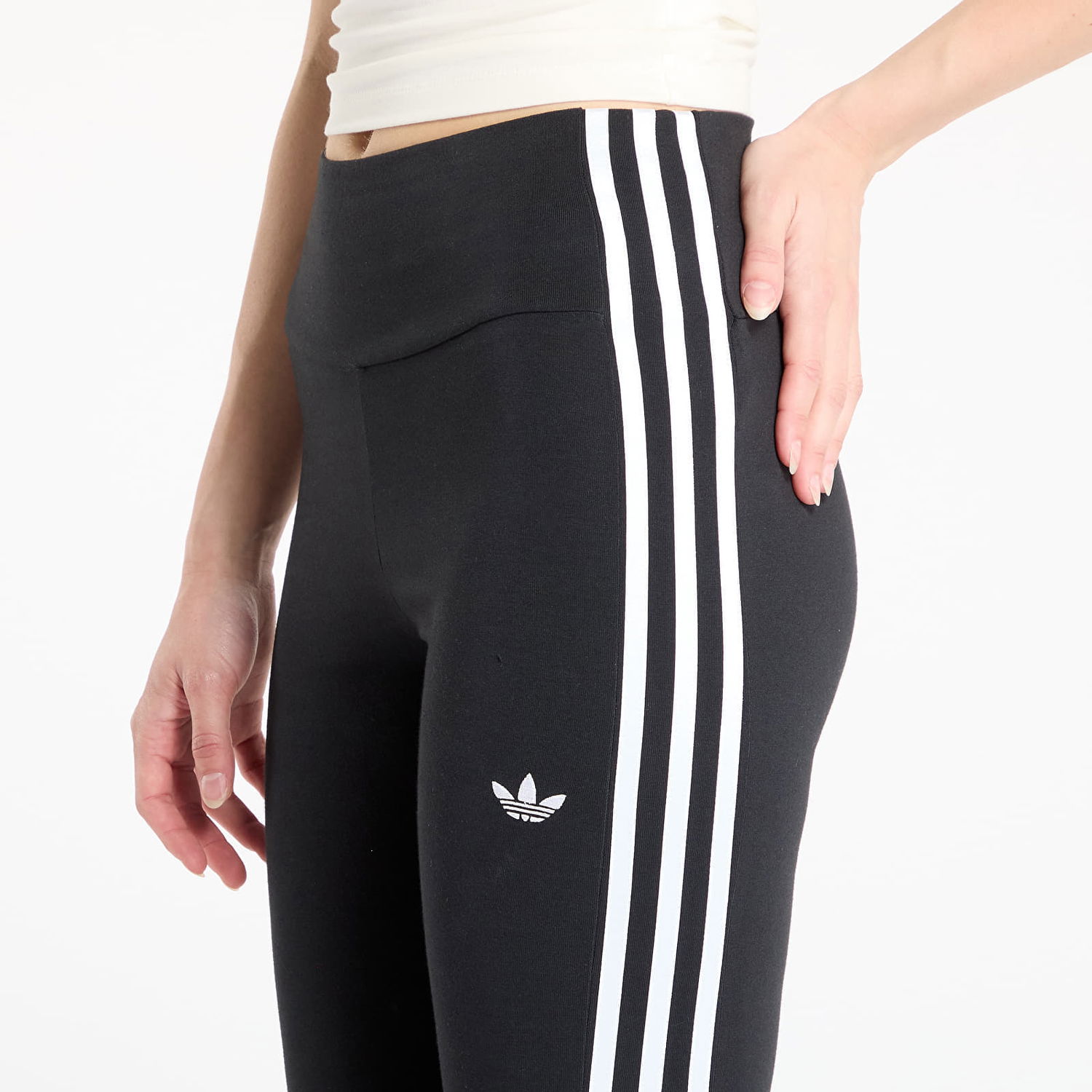 Legíny adidas Originals Adicolor 3-Stripes Leggings Čierna | JX5242, 1