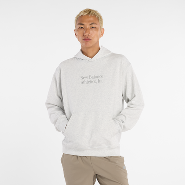 Mikina New Balance Pullover Hooded Sweatshirt Šedá | NBMT53925AHH, 0