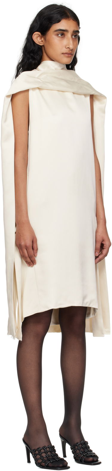 Šaty TOTEME Cocoon Scarf Minidress Čierna | 253-WRD0198-FB0382, 4