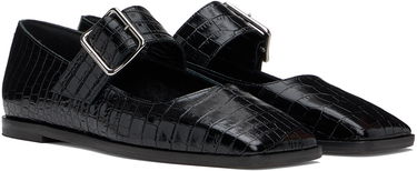 Šaty Aeyde Aeyde Sunny Crocodile Embossed Ballerina Flats Čierna | A11-FL-GRZS15FL127-FW24-800-065, 3