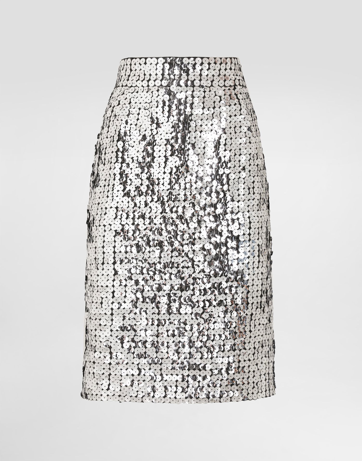Sukňa Dolce & Gabbana Straight Skirt With Sequins Metalická | F4C1LTFLSL3S0998, 0