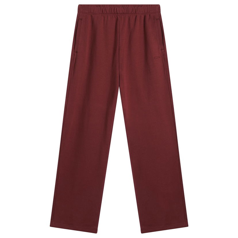 Nohavice SKIMS Cotton Fleece Classic Straight Leg Pant Vínová | ST-PNT-8385W-MRT