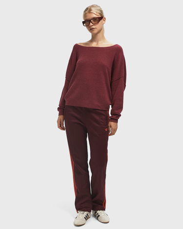 Sveter American Vintage Boat Neck Sweater Vínová | DAM225H25-RAISINCHINE, 1