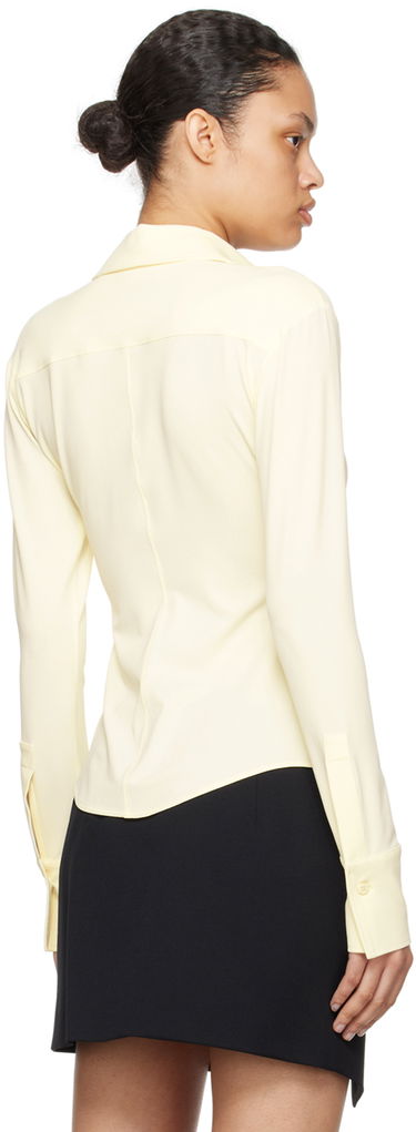 Košeľa The Attico Attico Elton Fitted Shirt Žltá | 241WCH21 A014, 2