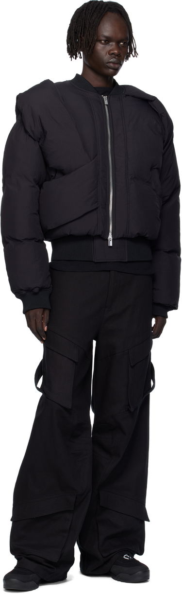 Bomber bunda HELIOT EMIL Heliot Emil Altair Puffer Bomber Jacket Čierna | AW25_M_02_163_BLK01, 3