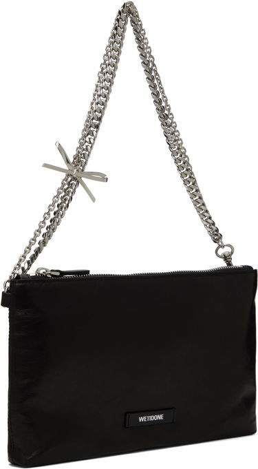 Taška cez rameno We11done We11done Ribbon Chain Shoulder Bag Čierna | WD-AB0-25-480-U-BK, 1
