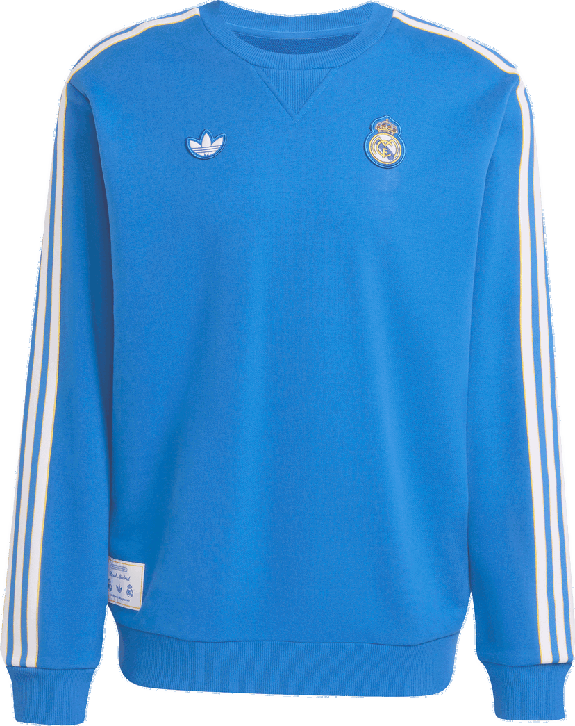 Mikina adidas Originals adidas Originals Real Madrid Icon Sweatshirt Modrá | jn3066