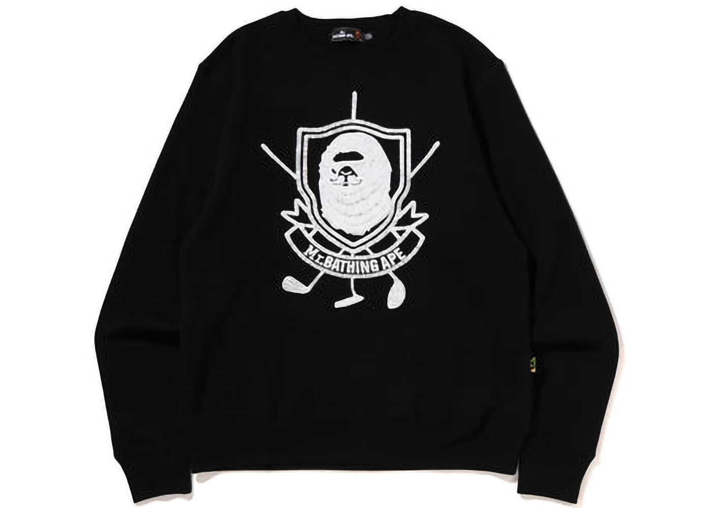 Sveter BAPE Mr. Bathing Ape Golf Crewneck Čierna | 7I80-113-001, 0