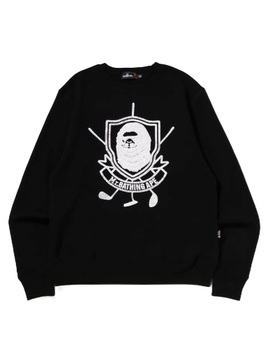 Sveter BAPE Mr. Bathing Ape Golf Crewneck Čierna | 7I80-113-001