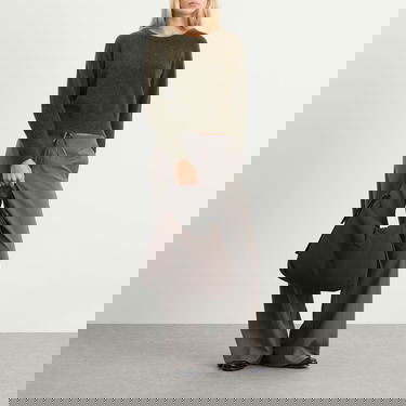 Sveter Samsoe Samsoe Nor-O Fuzzy Knit Jumper Zelené | F00022152-CLR002335, 4