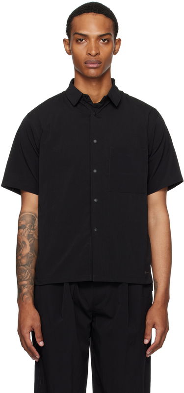 Košeľa Snow Peak Snow Peak Breathable Quick Dry Shirt Čierna | SH-25SU002, 0