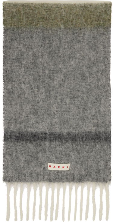 Šál Marni Alpaca Striped Fringe Scarf Rôznofarebný | SCMC0139Y0 UAW053, 0
