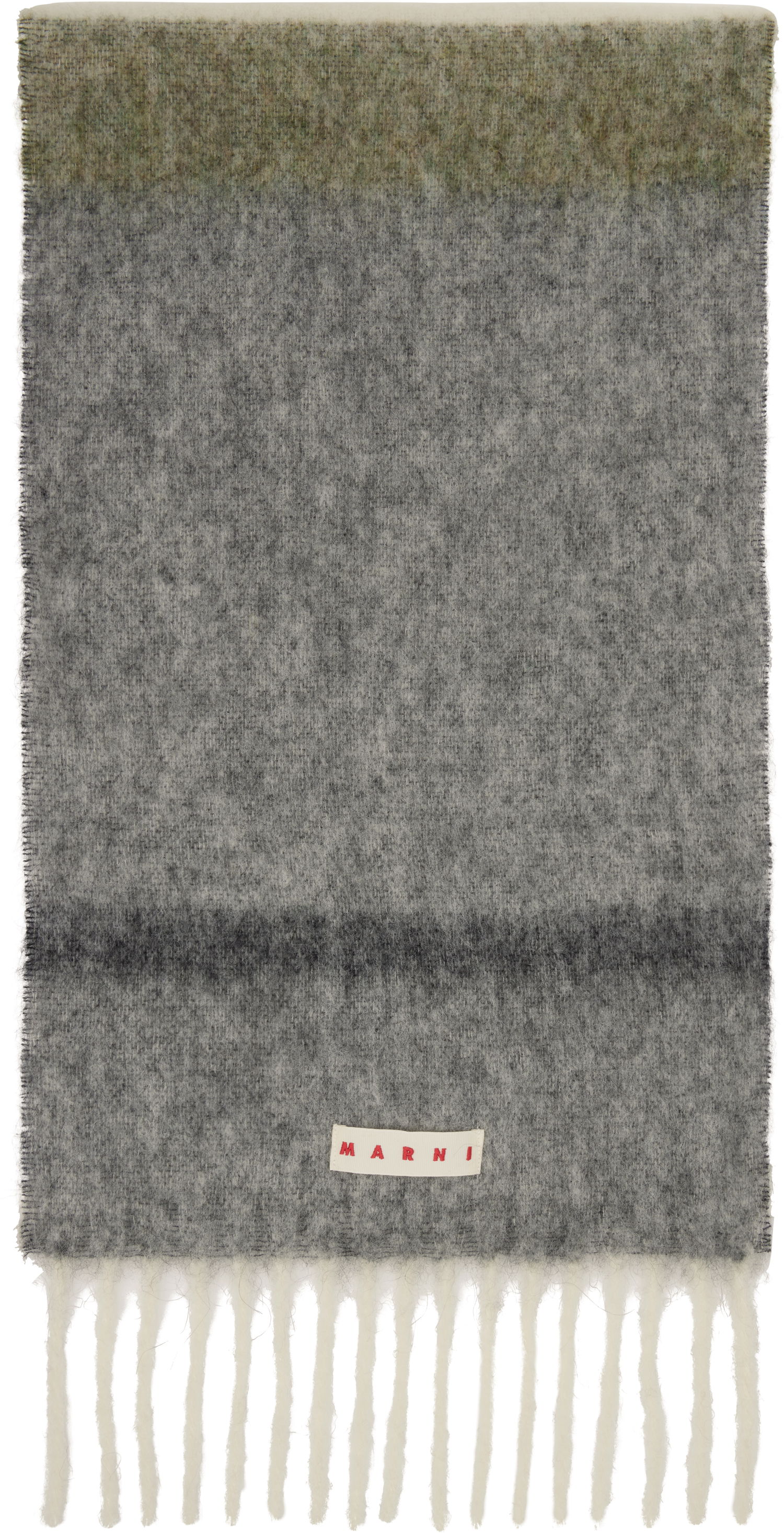 Šál Marni Alpaca Striped Fringe Scarf Rôznofarebný | SCMC0139Y0 UAW053, 0