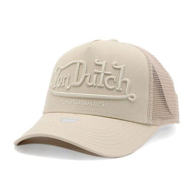 Šiltovka Von Dutch Von Dutch Trucker Riverside Twill Cap Béžová | VD-7030854, 0