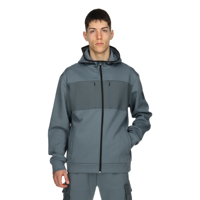 Mikina Champion Full-Zip Hooded Sweatshirt Modrá | 219762-ES017