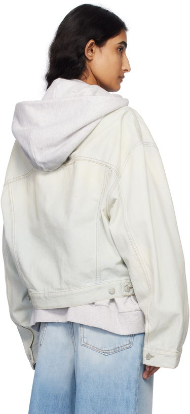 Bunda Acne Studios Acne Studios Relaxed Cropped Denim Jacket Modrá | A90639-, 2