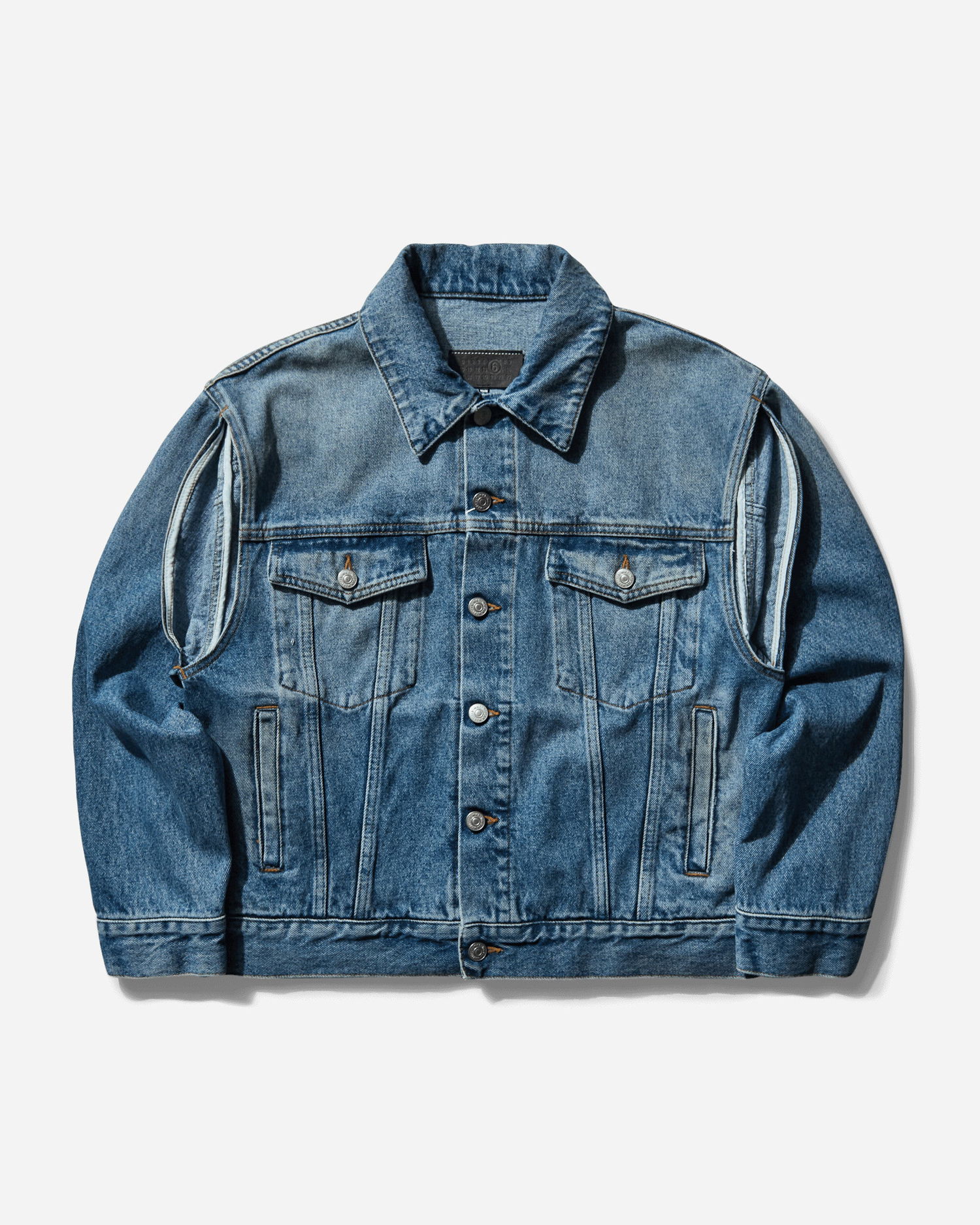 Bunda Maison Margiela Deconstructed Denim Jacket Modrá | S52AM0308 965, 0