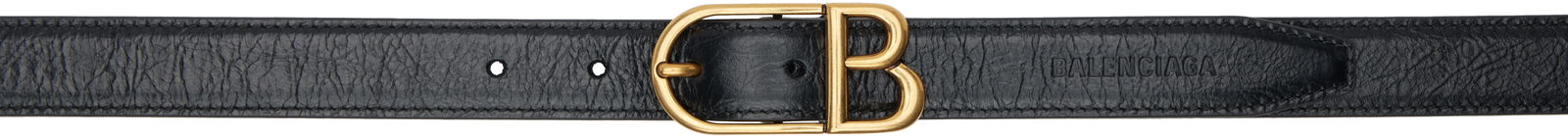 Balenciaga Classic 'B' Buckle Leather Belt