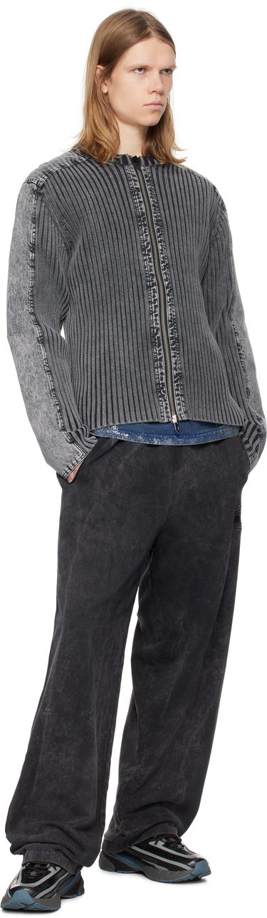 Sveter Diesel Diesel K-Matty Zip-Up Jacket Šedá | A17464-0QMAN-900, 3