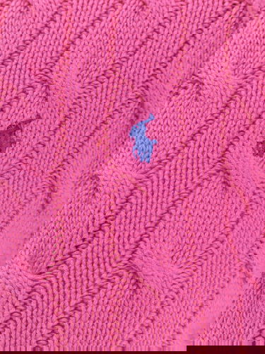 Sveter Polo by Ralph Lauren Cable Knit Cardigan by Polo Ralph Lauren Ružová | 211891643019, 2