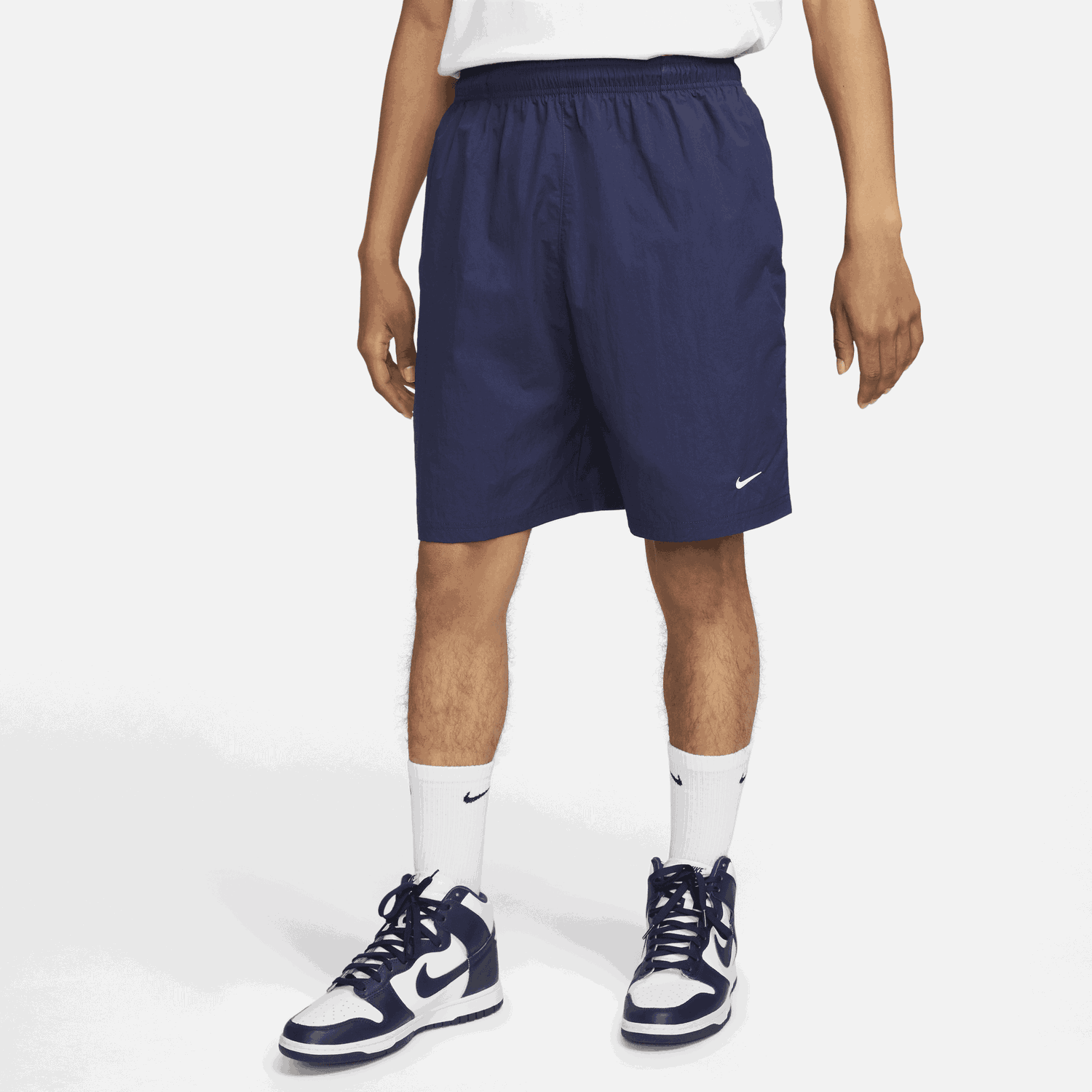 Šortky Nike Solo Swoosh Modrá | DX0749-410, 0