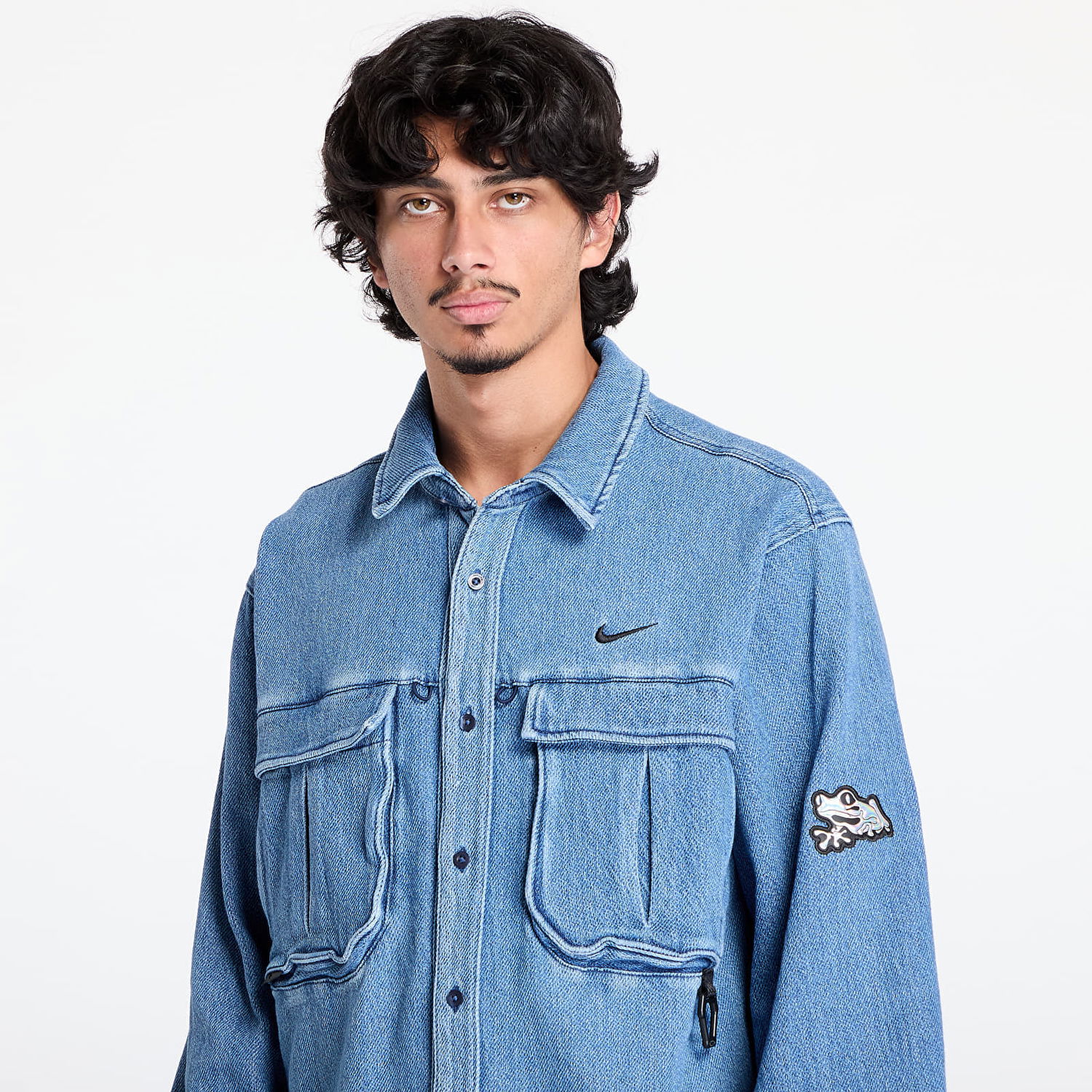 Košeľa Nike Shirt Button-Down Top Modrá | FZ3260-486, 1