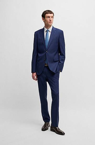 Košeľa BOSS Slim Fit Easy-Iron Stretch-Cotton Poplin Shirt Biela | 50532804, 1