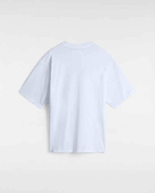 Tričko Vans Retro V T-shirt Biela | VN000HFZWHT, 1