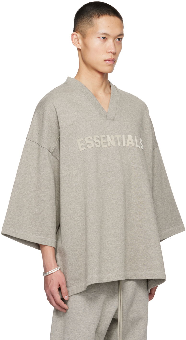 Tričko Fear of God Essentials Football T-Shirt Šedá | 125SP244103F, 1