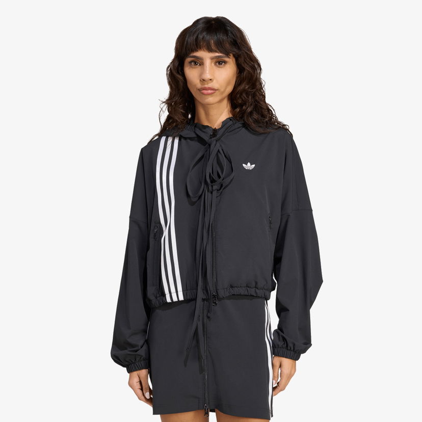 Mikina adidas Originals Ribbon Tie Cropped Track Top Čierna | JX2698