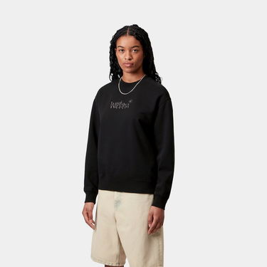 Mikina Carhartt WIP W' Wiptopia Script Sweatshirt Čierna | I035515_26, 0