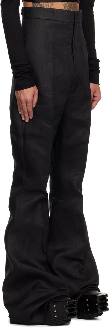 Nohavice Rick Owens Rick Owens Hollywood Dirt Bolan Flare Trousers Béžová | RR01E5351 TWL, 4