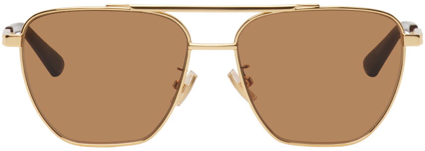 Slnečné okuliare Bottega Veneta Aviator Sunglasses Béžová | BV1236S, 0