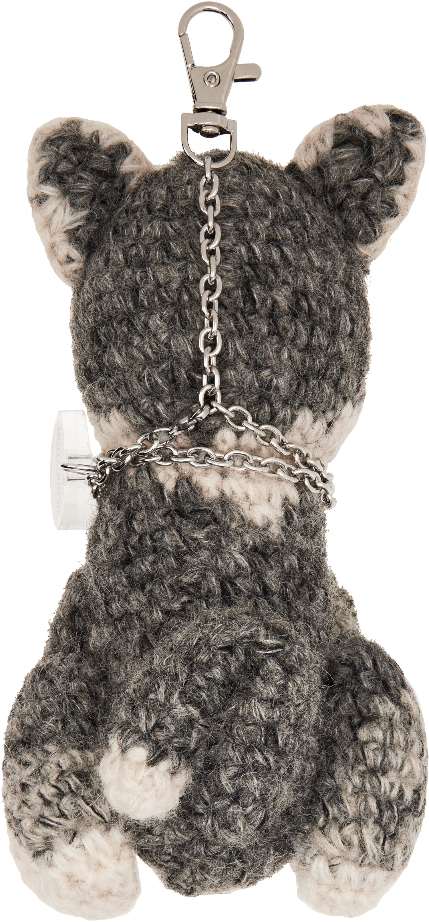 Kľúčenka Yohji Yamamoto Yohji Yamamoto Combination Knit Dog Keychain Šedá | FM-K59-902, 1