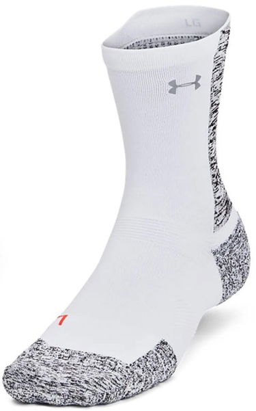 Ponožky Under Armour AD Run Cushion 1pk Mid Biela | 1376076-101, 0